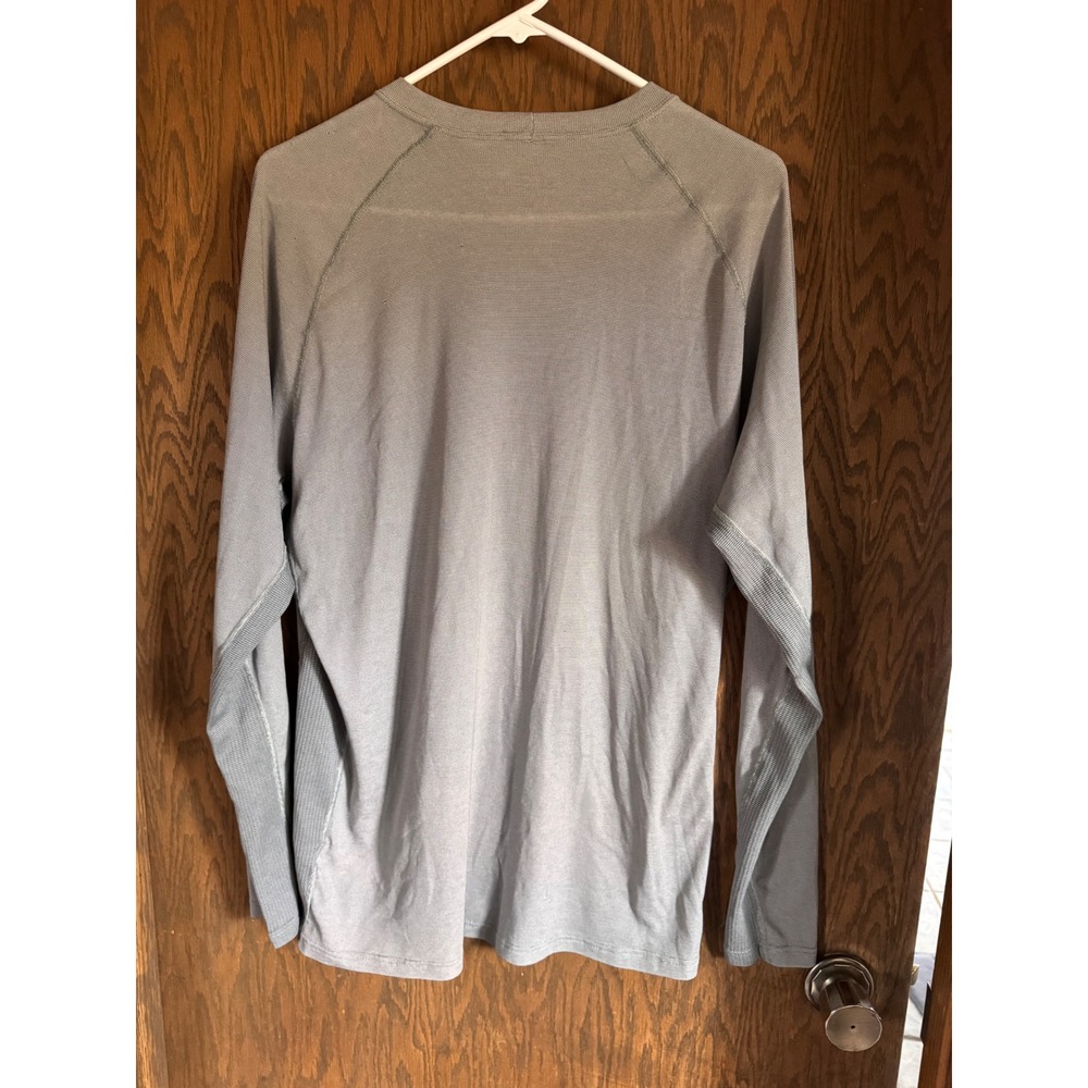 Patagonia Capilene Midweight Crew Mens‎ XL Grey Long Sleeve Base Layer Shirt